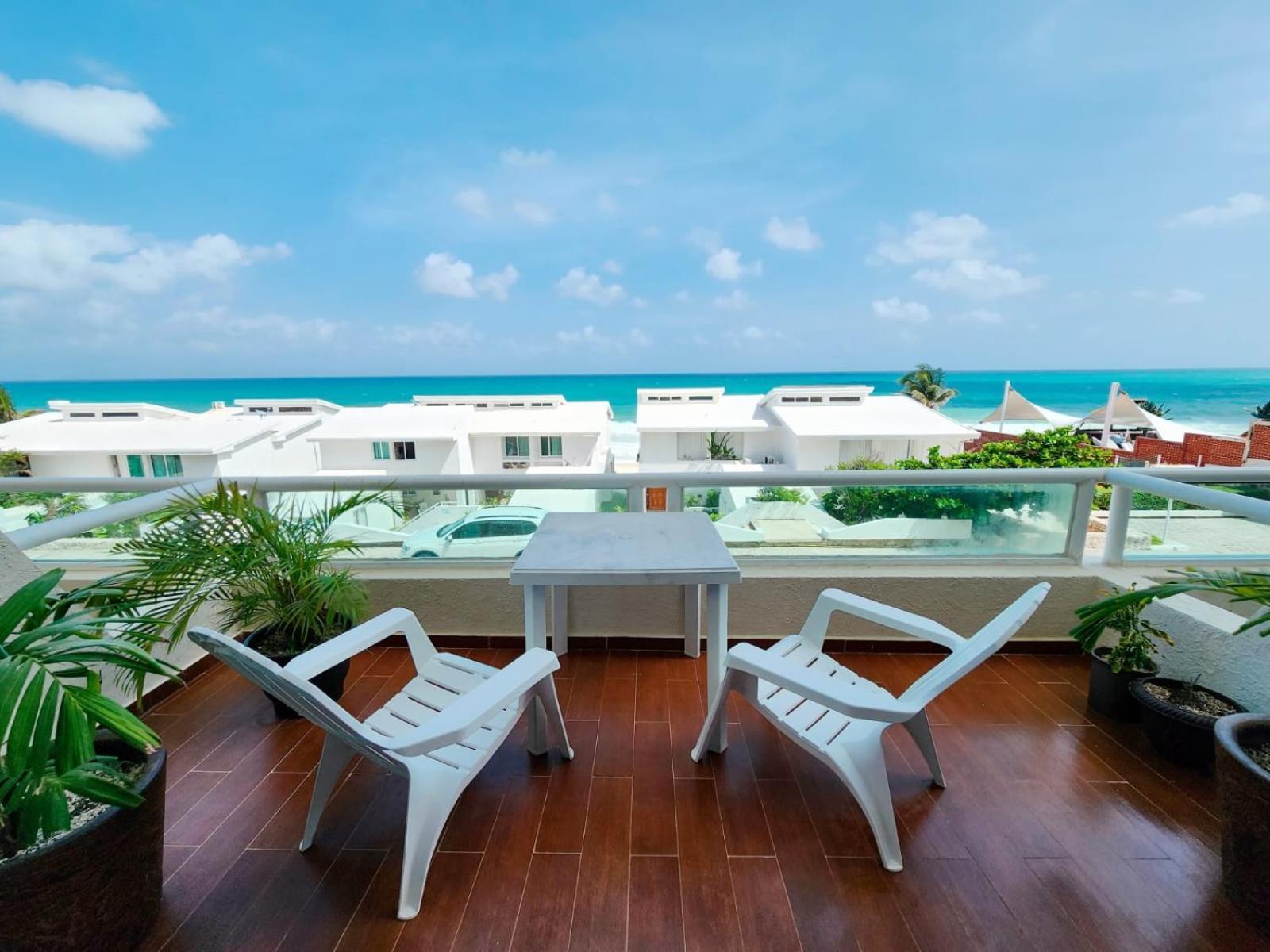 Beachfront Apartments 坎昆 外观 照片
